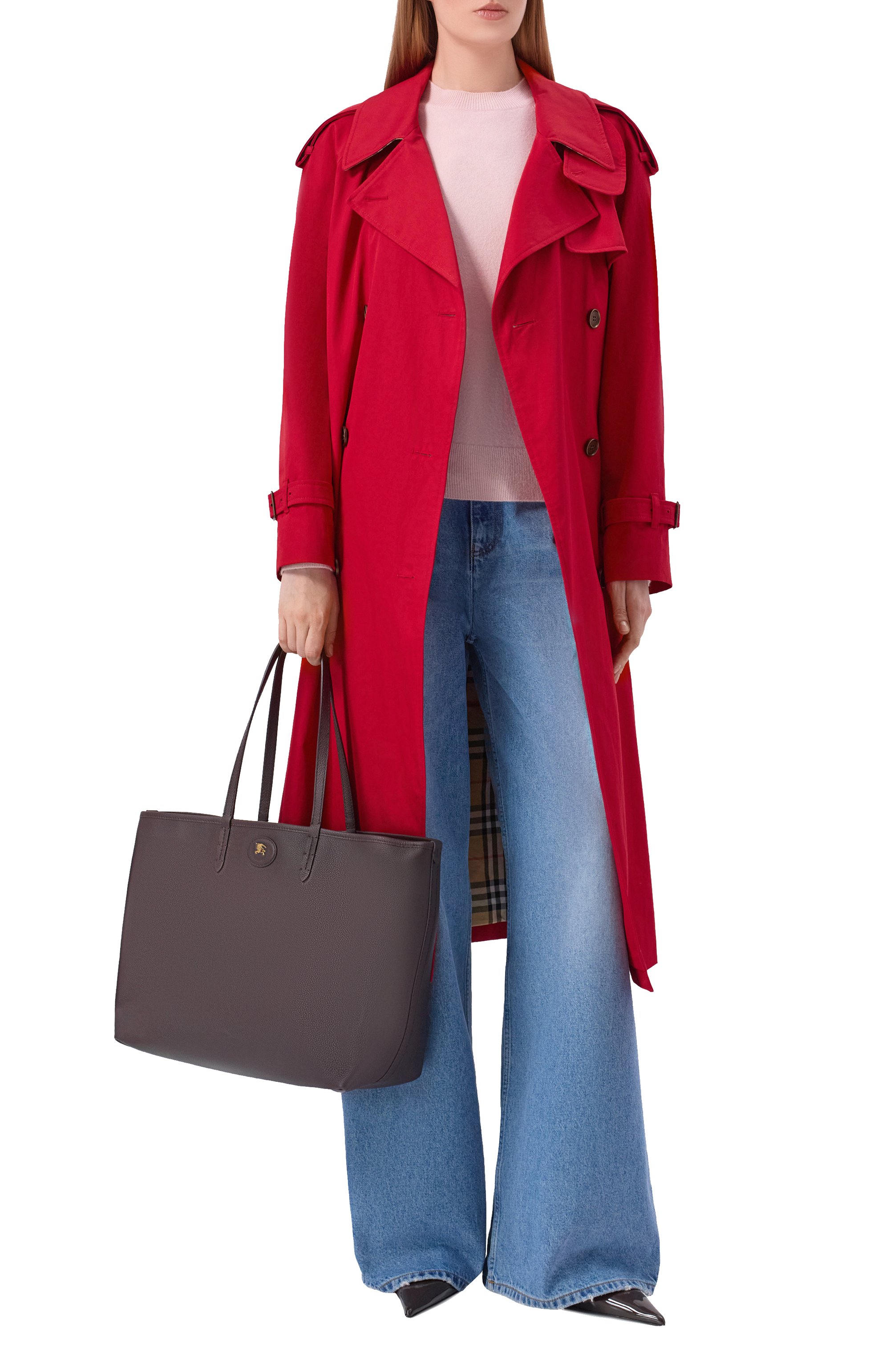 Двусторонняя сумка bloomsbury medium BURBERRY, арт. 8119598, фото 3