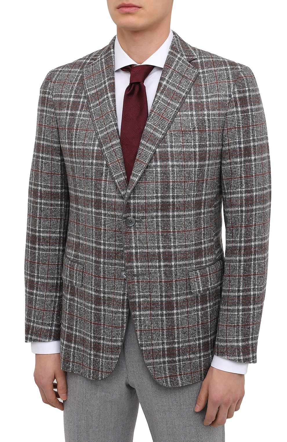 Пиджак из шелка и шерсти ZILLI, арт. MNU-VG2Y-2-D6624/M001, фото 3