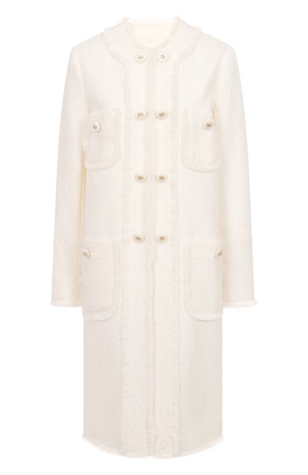 Женское пальто из шерсти и вискозы DOLCE & GABBANA, арт. F0C3UT/HUMUA