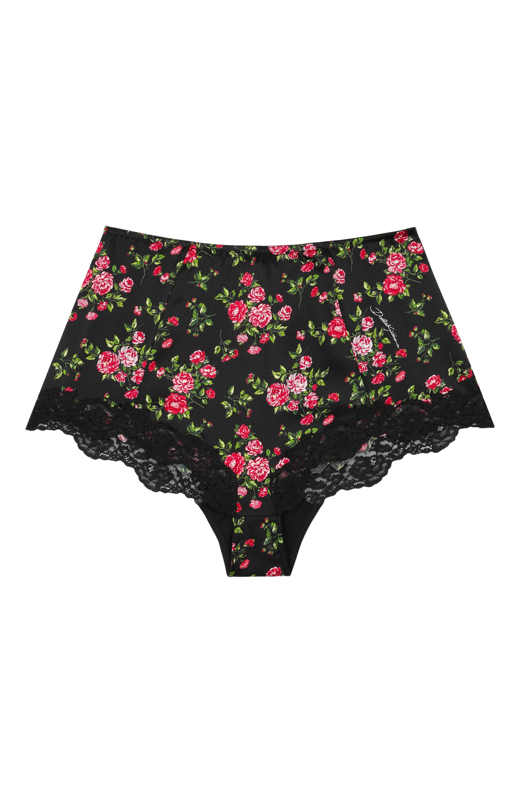 Шелковые трусы-слипы с завышенной талией DOLCE & GABBANA, арт. 02E02T/0N0C2, фото 1