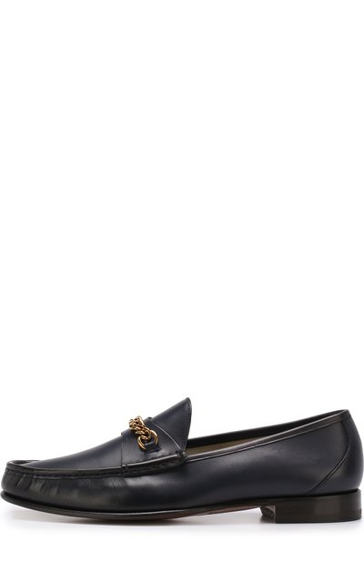 Кожаные лоферы с декоративной цепью TOM FORD, арт. J1060T-VSP, фото 3
