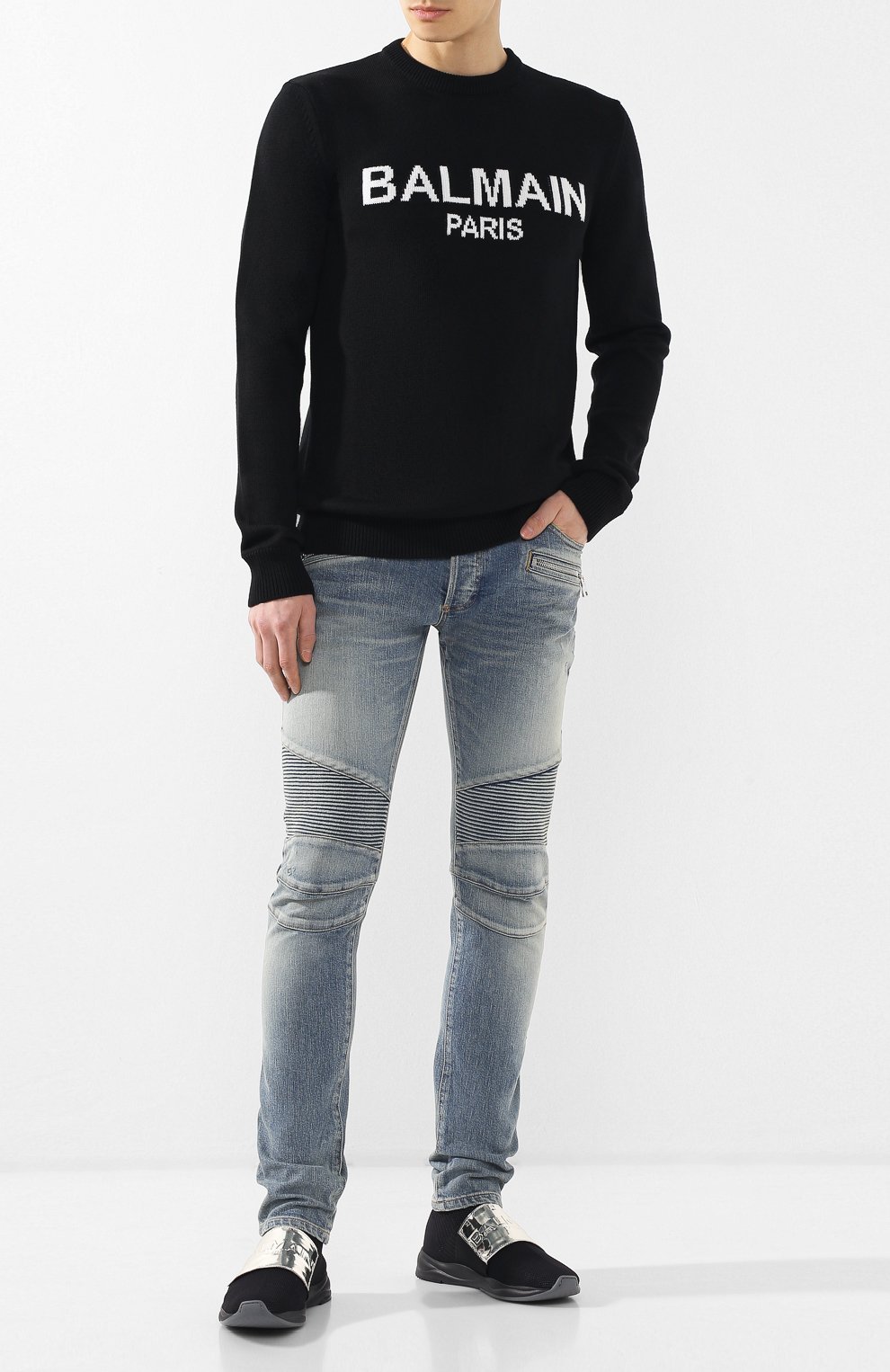 Шерстяной джемпер BALMAIN, арт. RH13662/K060, фото 2