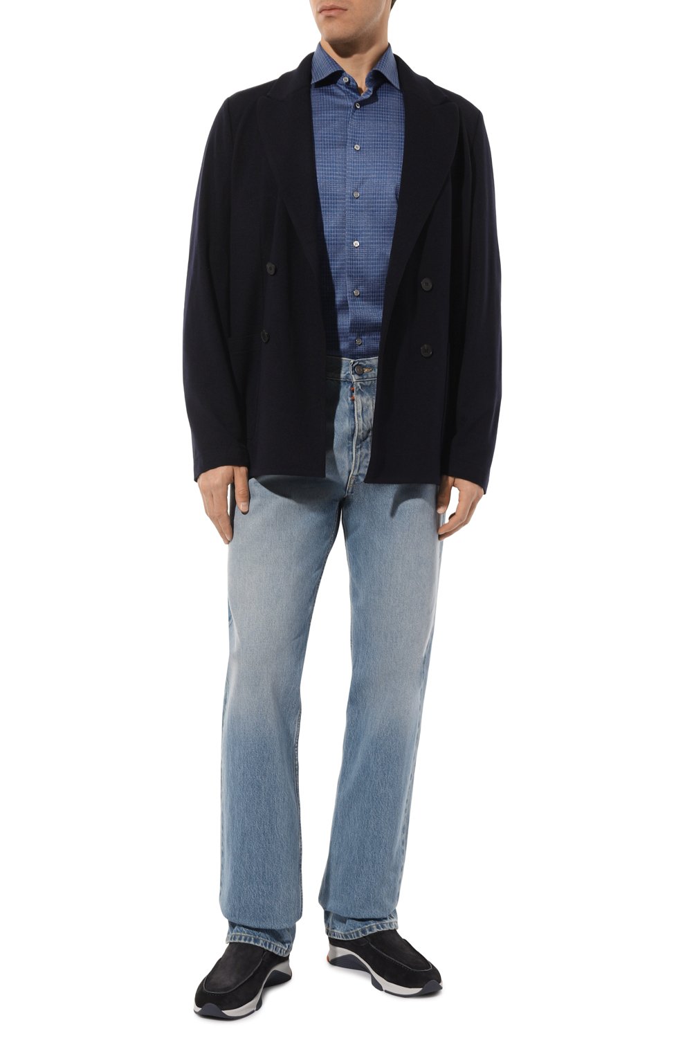 Хлопковая рубашка ZILLI, арт. CLAF01ZS56068ZS00DF06, фото 2