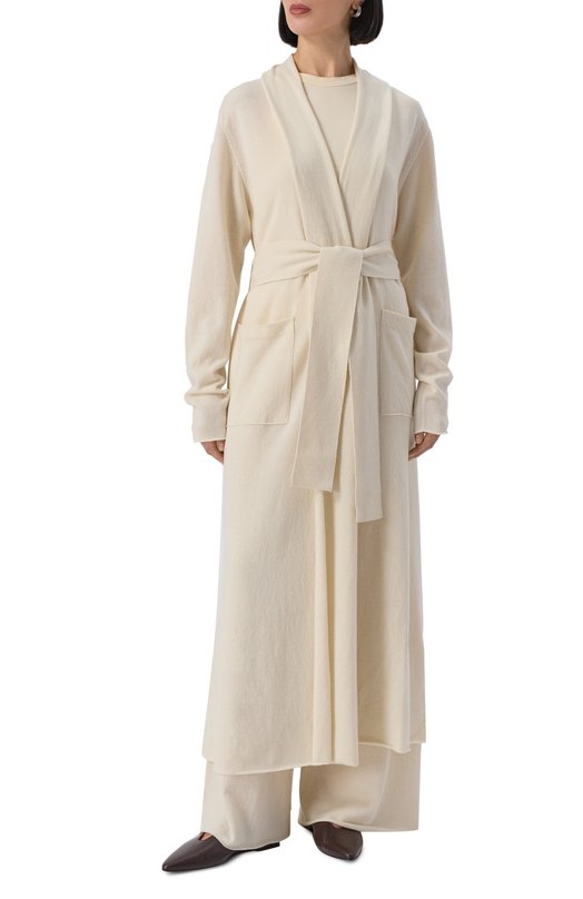 Кардиган из кашемира Jil Sander J40GP0039/J13204 Кремовый  J40GP0039/J13204 Фото 3