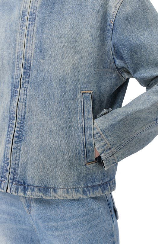 Джинсовая куртка 7 For All Mankind 7UZ00E51-1NY Голубой  7UZ00E51-1NY Фото 5