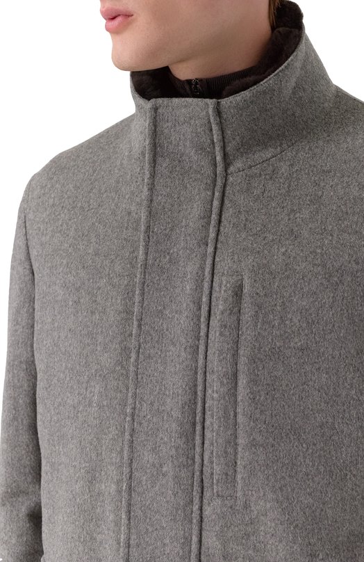 Шерстяная куртка Sartoria Latorre VALERI0/UG0706 Серый  VALERI0/UG0706 Фото 5