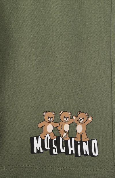 Хлопковые шорты MOSCHINO, арт. HUQ02M/LCA89, фото 3