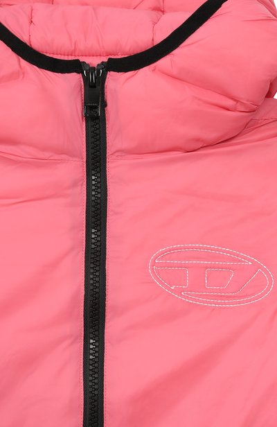 Утепленная куртка DIESEL розового цвета по цене 15750 руб., арт. J02884/KXBVE, фото 3 Утепленная куртка DIESEL, арт. J02884/KXBVE, фото 3