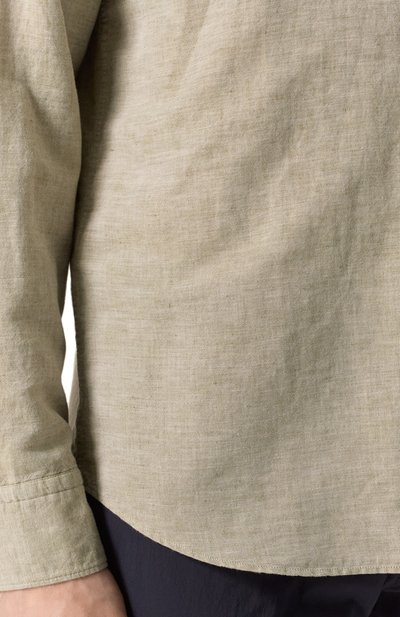 Рубашка изо льна и хлопка BOSS, арт. 50539531, фото 5