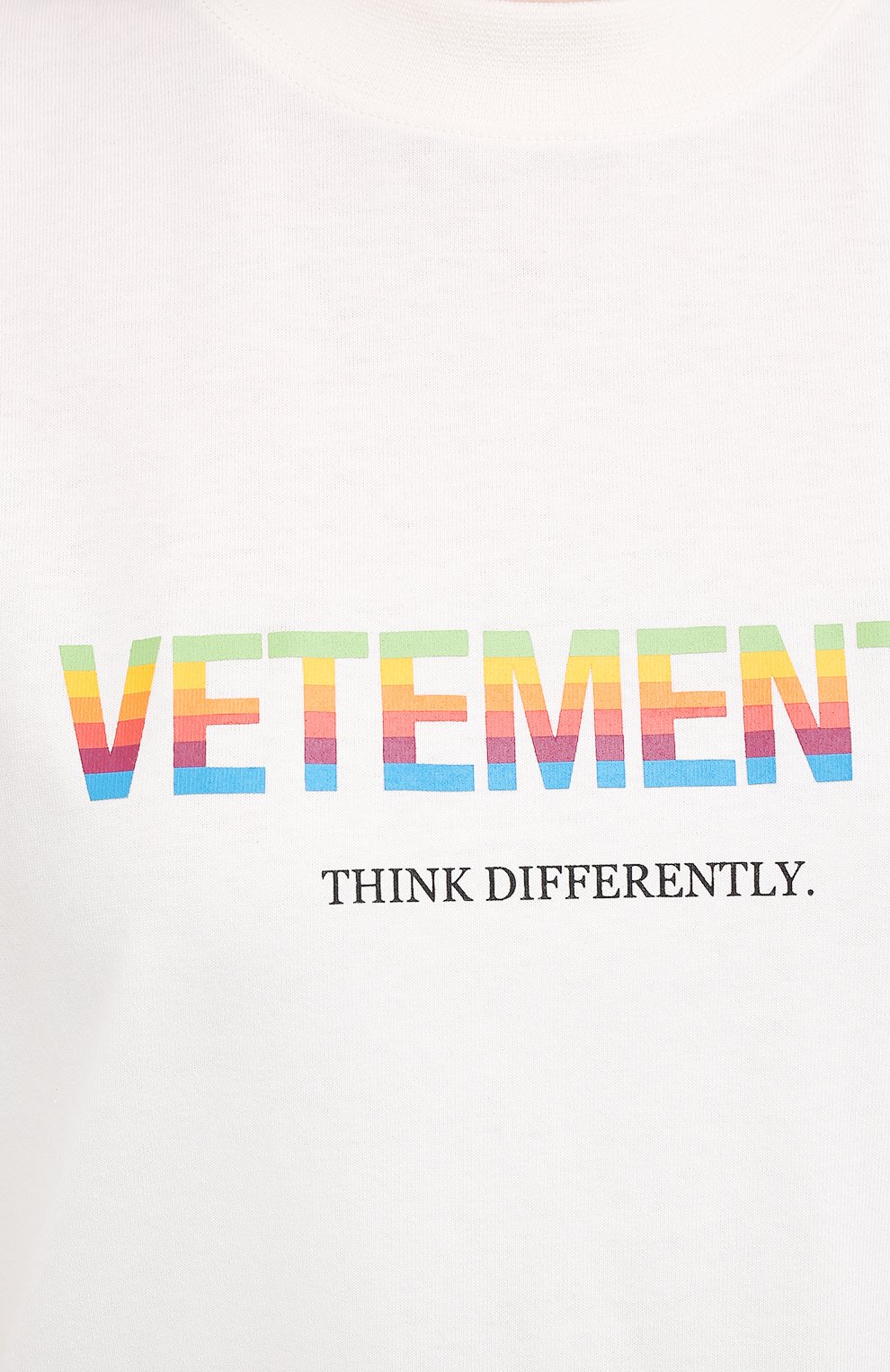 Хлопковая футболка VETEMENTS, арт. UE51TR620W 1611/W, фото 5