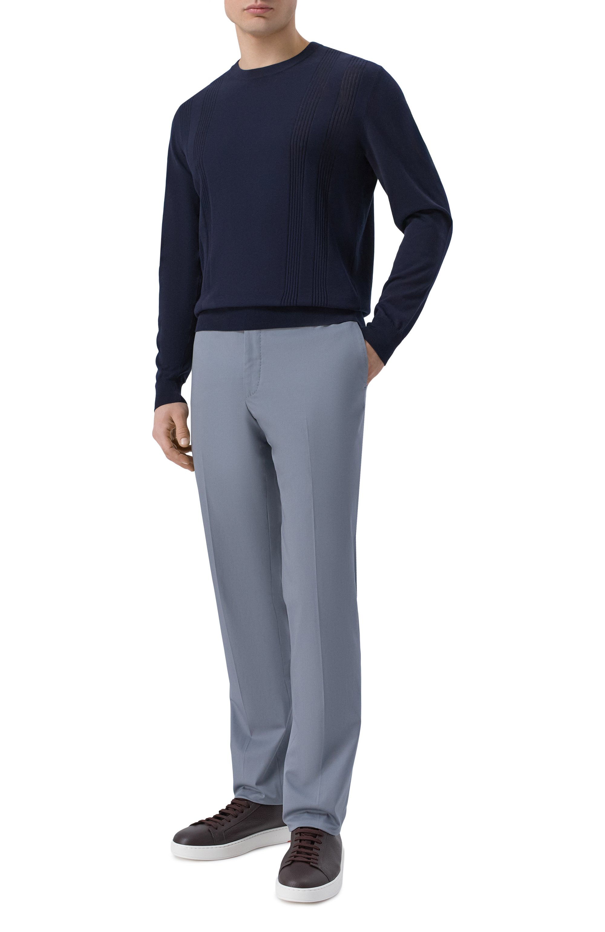 Хлопковый джемпер CORNELIANI, арт. 27M58A/2725109, фото 2