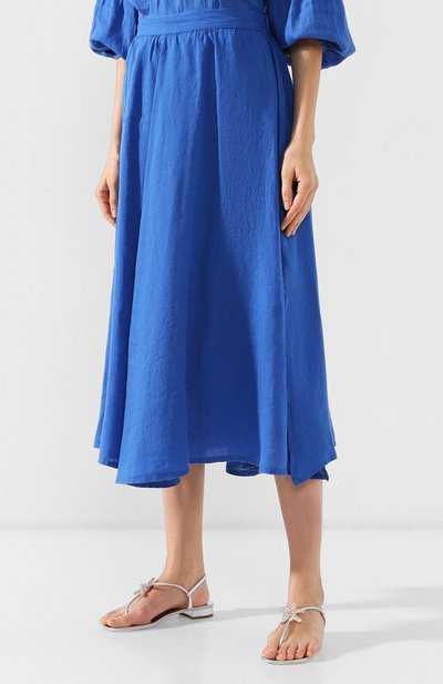 Льняная юбка 120% LINO, арт. P0W5099/B317/000, фото 3