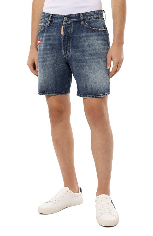 Джинсовые шорты Dsquared2 S71MU0769/S30309 Синий  S71MU0769/S30309 Фото 3