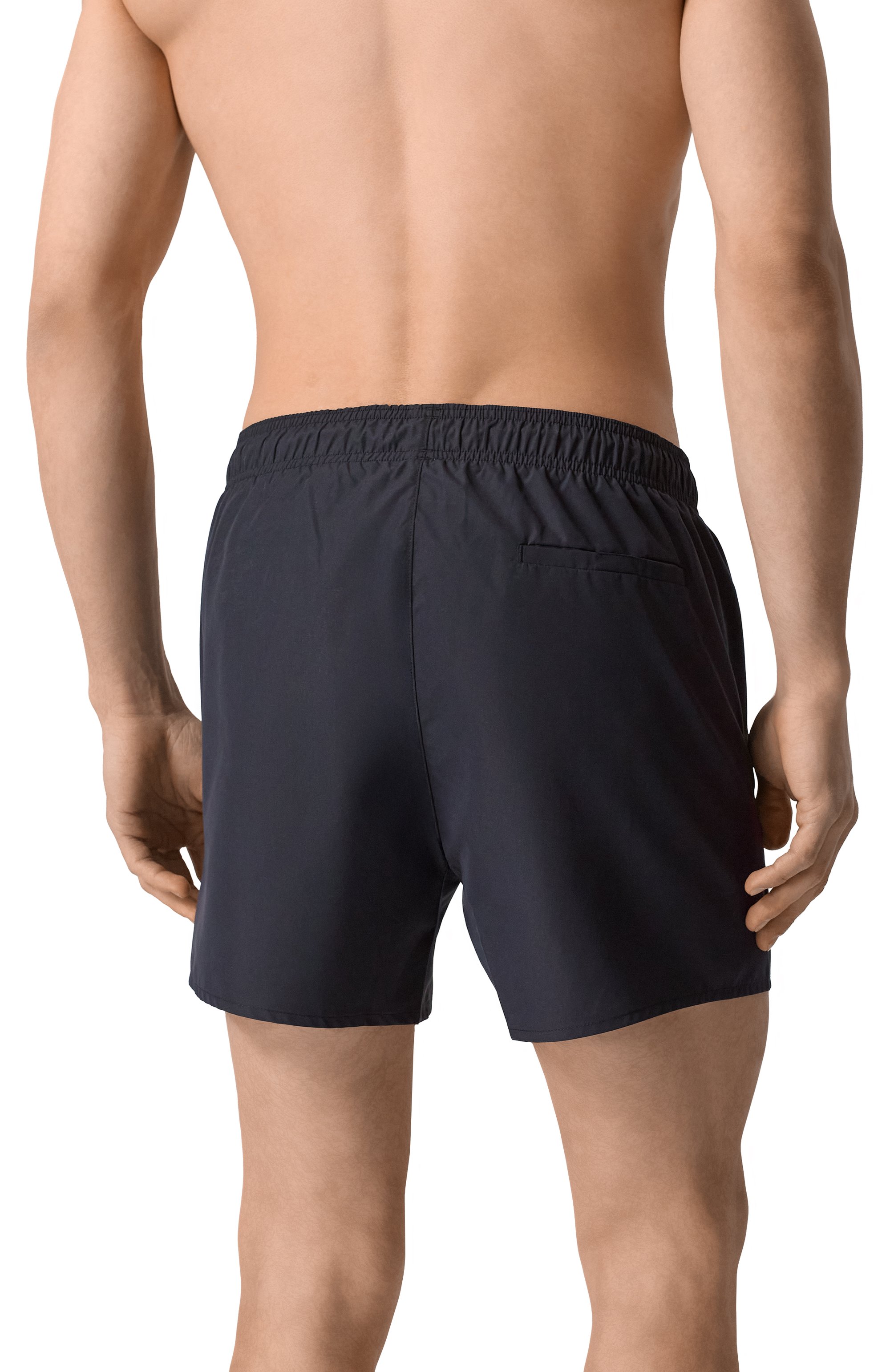 Плавки-шорты HUGO черного цвета по цене 11950 руб., арт. 50483986, фото 3 Плавки-шорты HUGO, арт. 50483986, фото 3