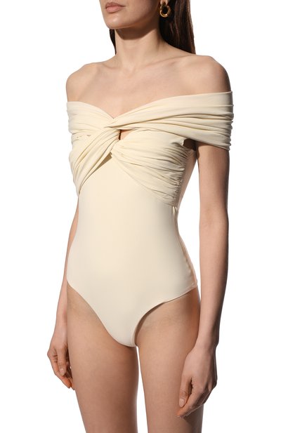 Хлопковое боди KHAITE, арт. 2201134/CERISE, фото 3