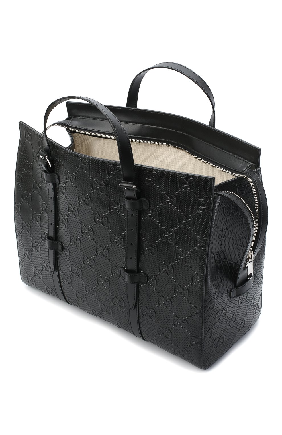 Кожаная дорожная сумка GUCCI, арт. 625772/1W3AN, фото 4