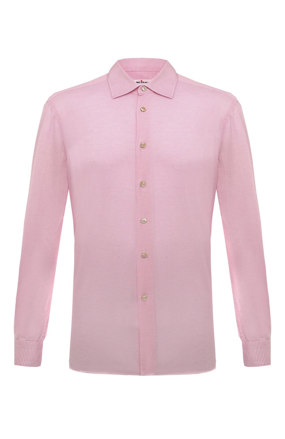 Хлопковая рубашка KITON, арт. UCIH06381, фото 1