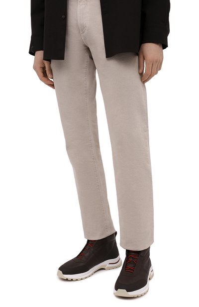 Кожаные ботинки trail mid walk LORO PIANA, арт. FAL9349, фото 3