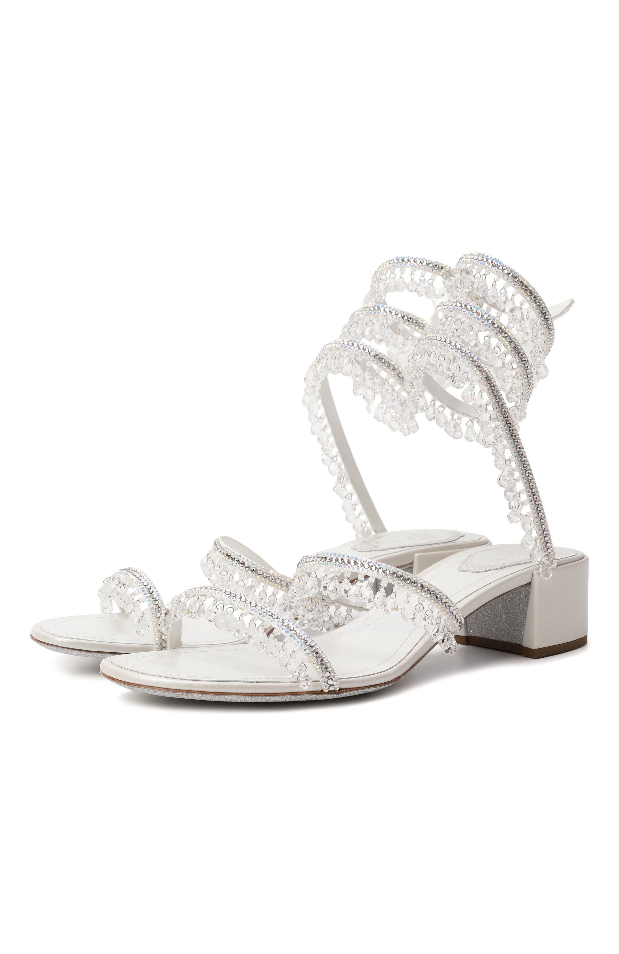 Текстильные босоножки chandelier 40 RENE CAOVILLA, арт. C12535-040/R001, фото 1