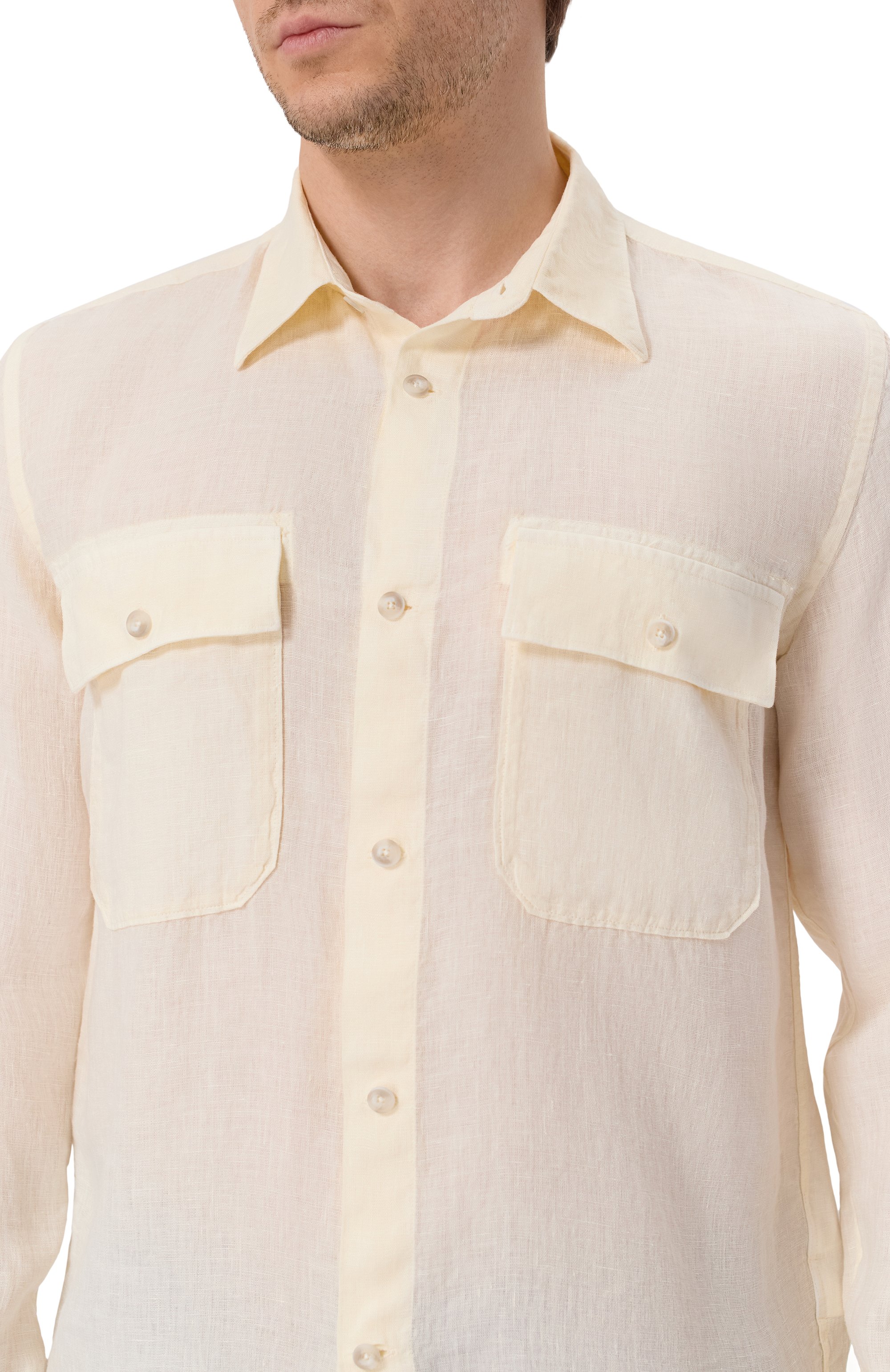 Льняная рубашка 120% LINO, арт. 33ALIM19SG/0115/000, фото 5