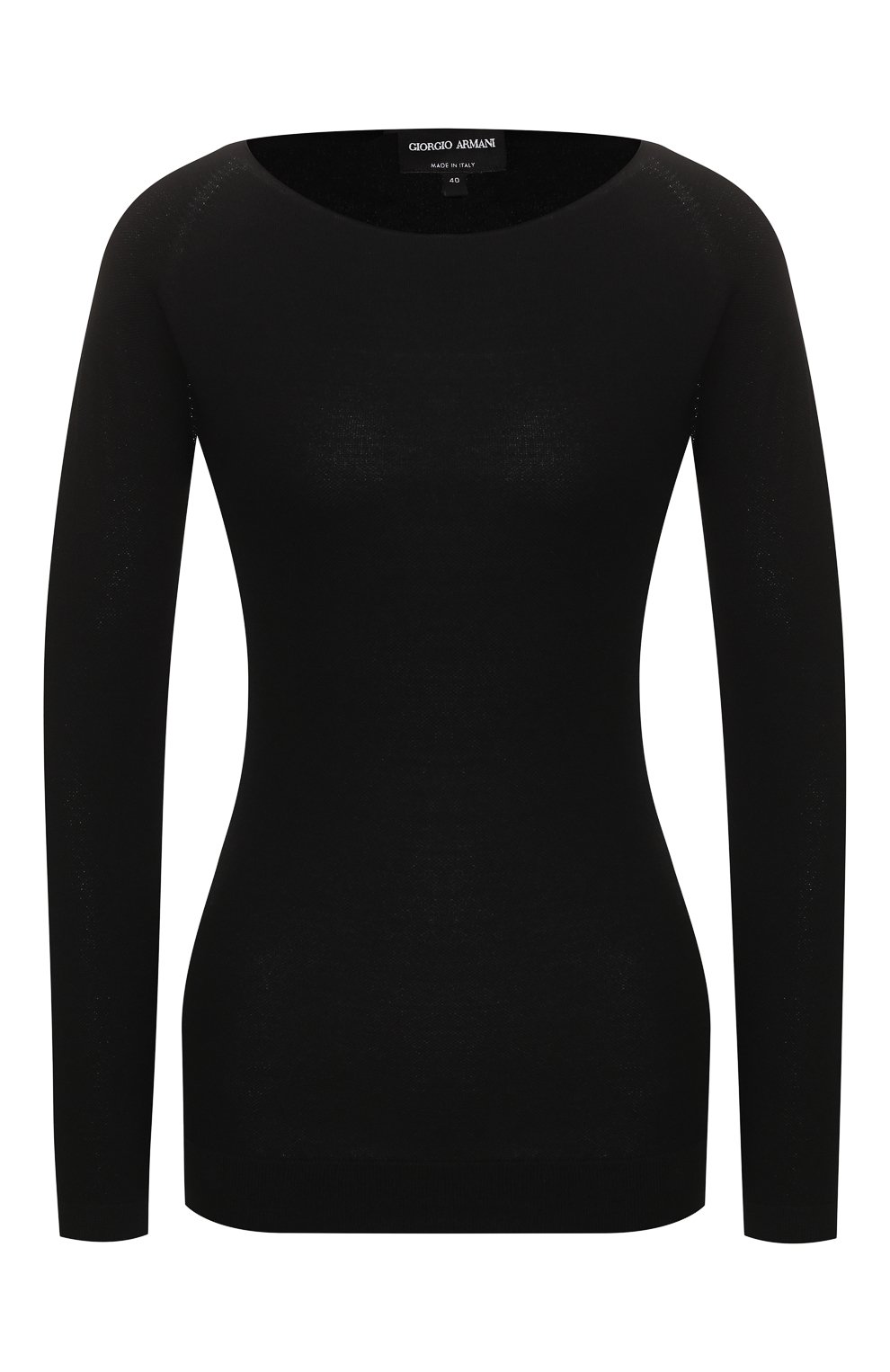 Пуловер GIORGIO ARMANI черного цвета по цене 57950 руб., арт. 3HAMA1/AMA1Z, фото 1 Пуловер GIORGIO ARMANI, арт. 3HAMA1/AMA1Z, фото 1