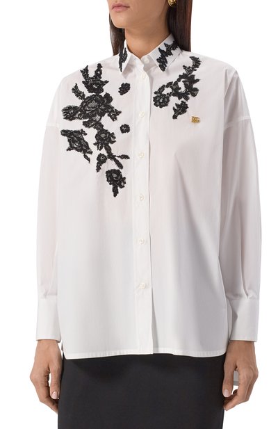 Хлопковая рубашка DOLCE & GABBANA, арт. F5T39T/GDB80, фото 3