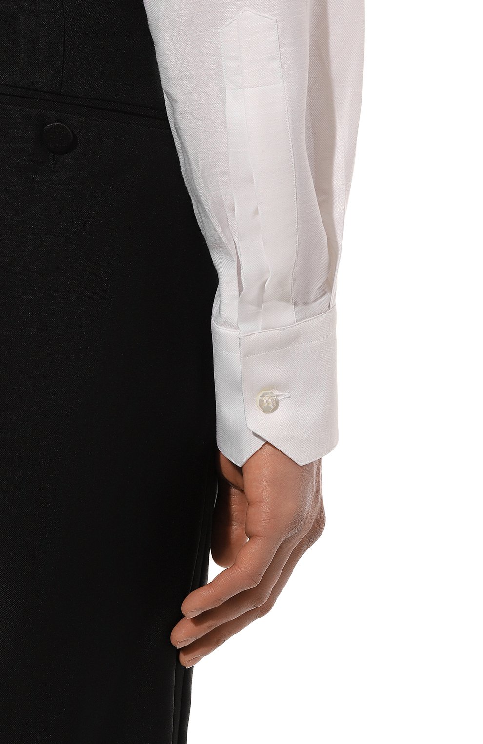 Сорочка из хлопка и льна STEFANO RICCI, арт. MC003685/R2564, фото 6