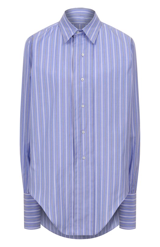 Хлопковая рубашка Maison Margiela S29DT0006/M35625 Голубой S29DT0006/M35625