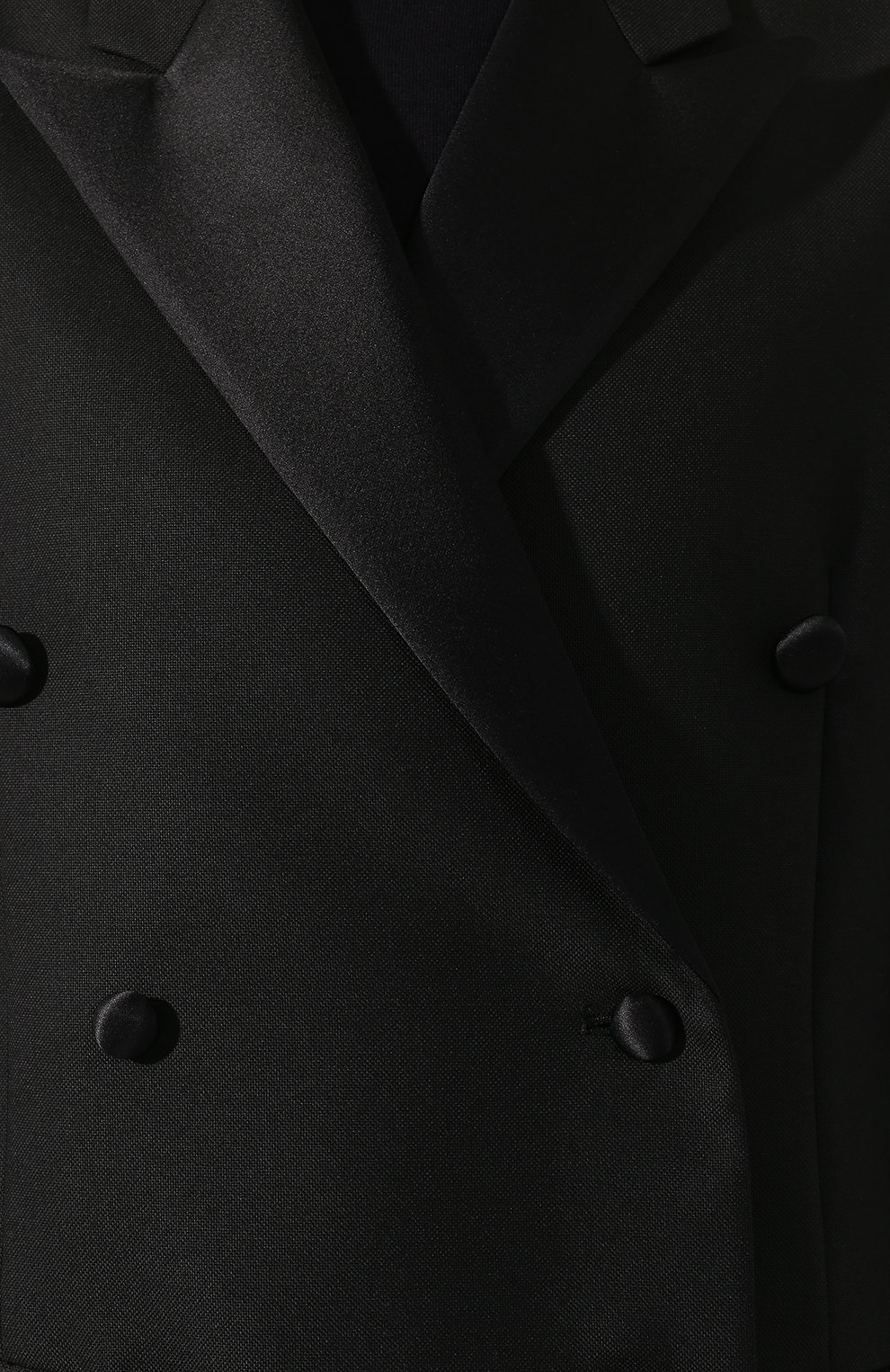 Двубортный жакет TOTEME черного цвета по цене 49000 руб., арт. L0RE0 TUXED0 201-119-704, фото 5 Двубортный жакет TOTEME, арт. L0RE0 TUXED0 201-119-704, фото 5