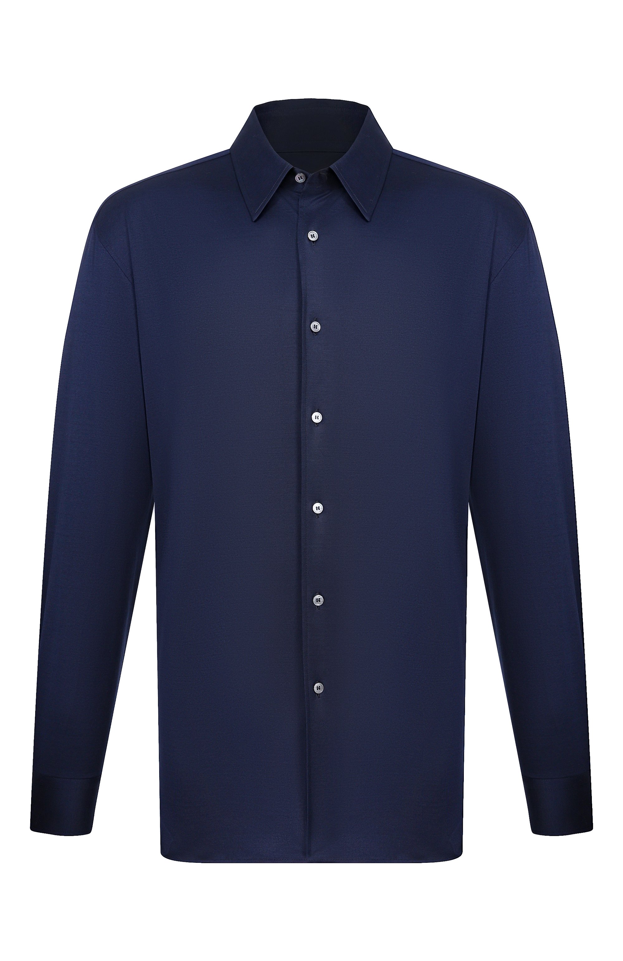 Хлопковая рубашка ZILLI, арт. ZSSH20M0100V00000_001, фото 1