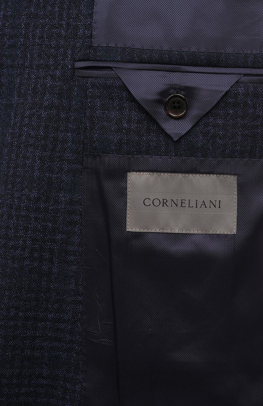 Шерстяной пиджак Corneliani 946002-9416454 Синий  946002-9416454 Фото 8