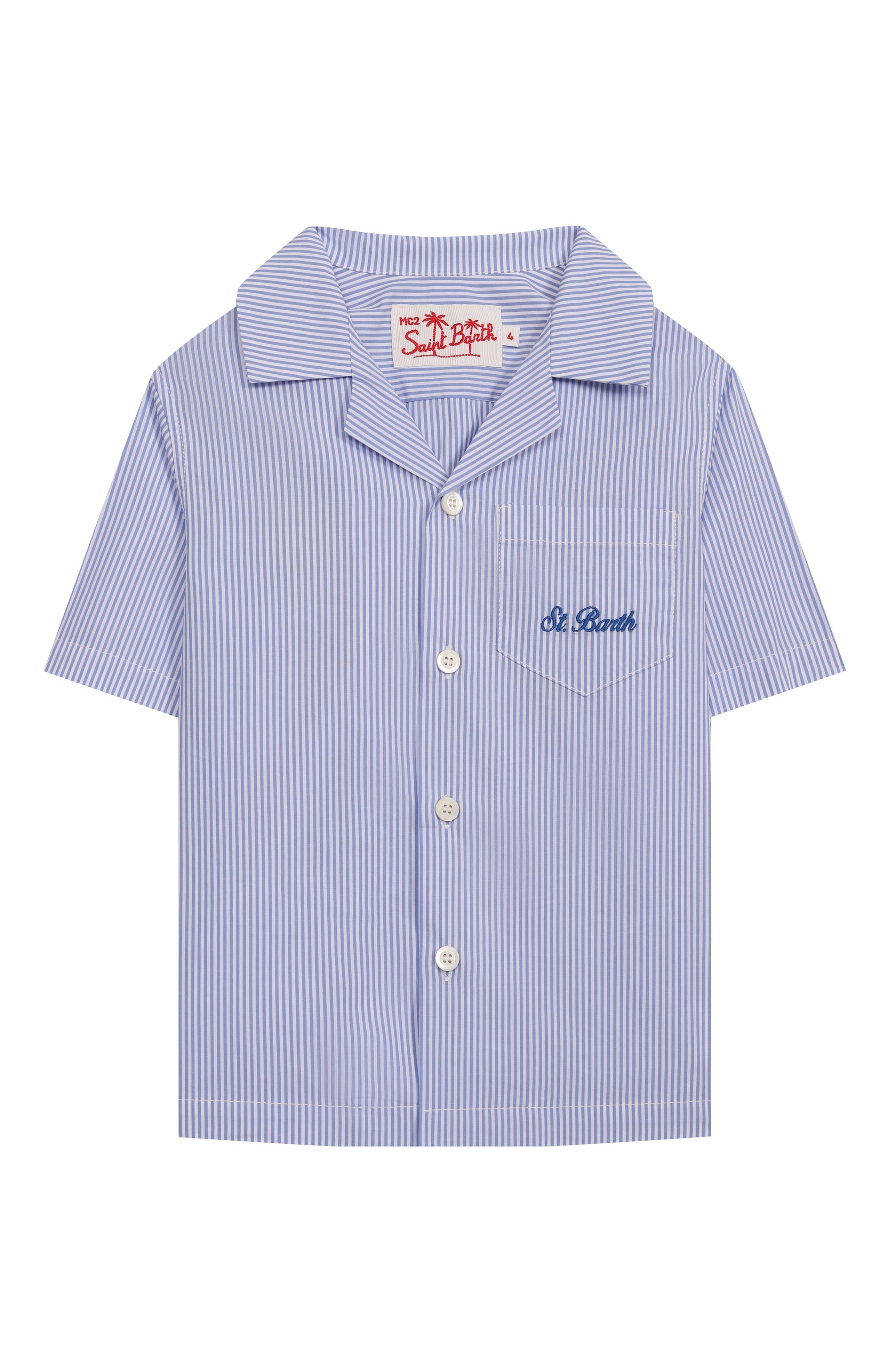 Хлопковая рубашка MC2 SAINT BARTH, арт. STBK KALEA JR/KALE002, фото 1