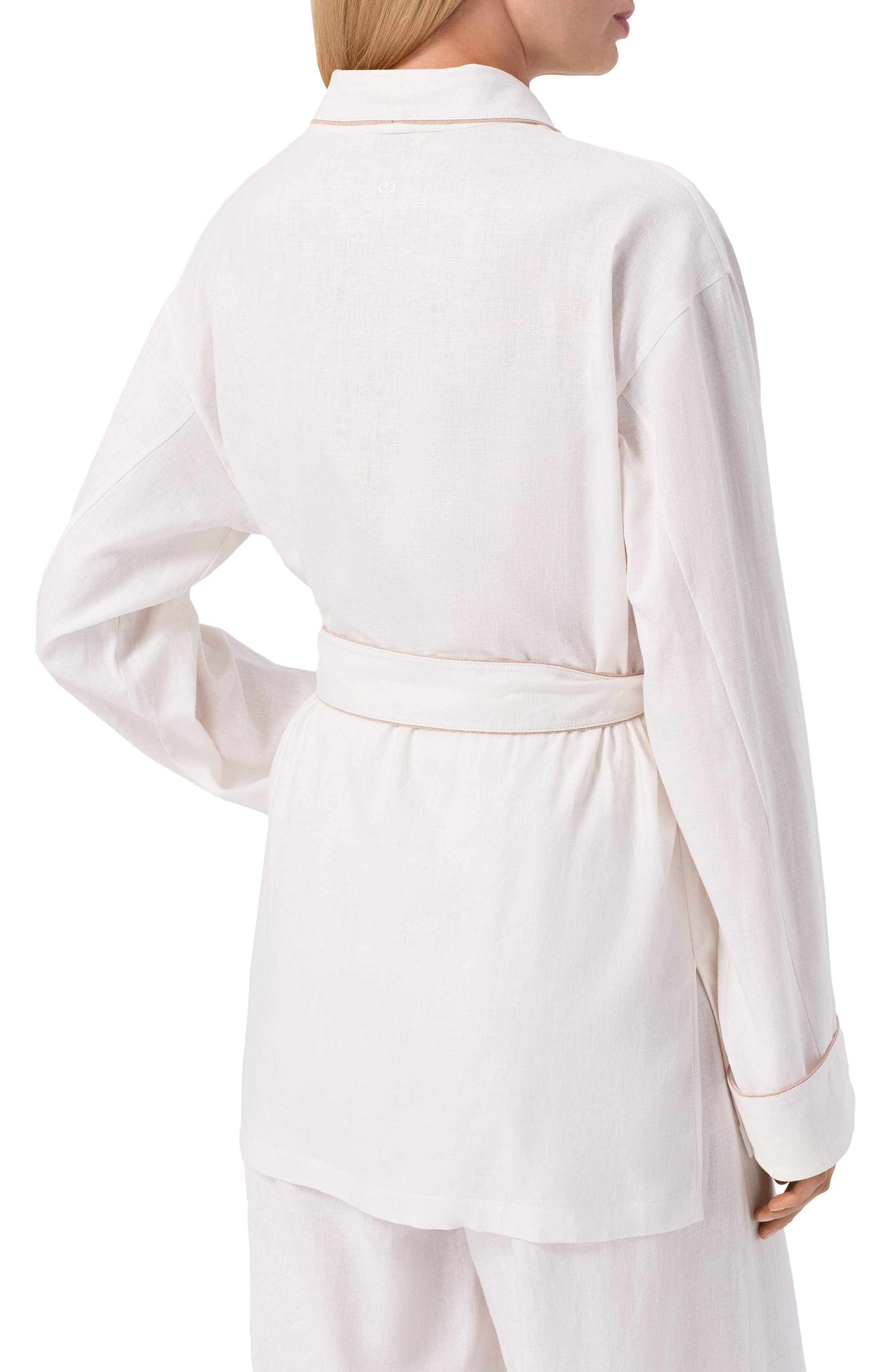 Блузка изо льна и вискозы EDOMO, арт. B003107SS25, фото 4