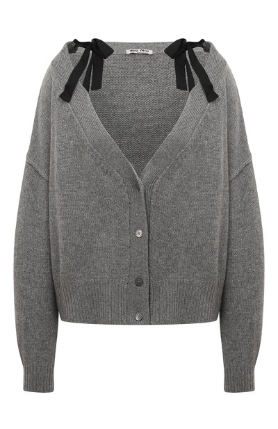 Кашемировый кардиган MIU MIU, арт. MMC081-1LBC-F0031, фото 1