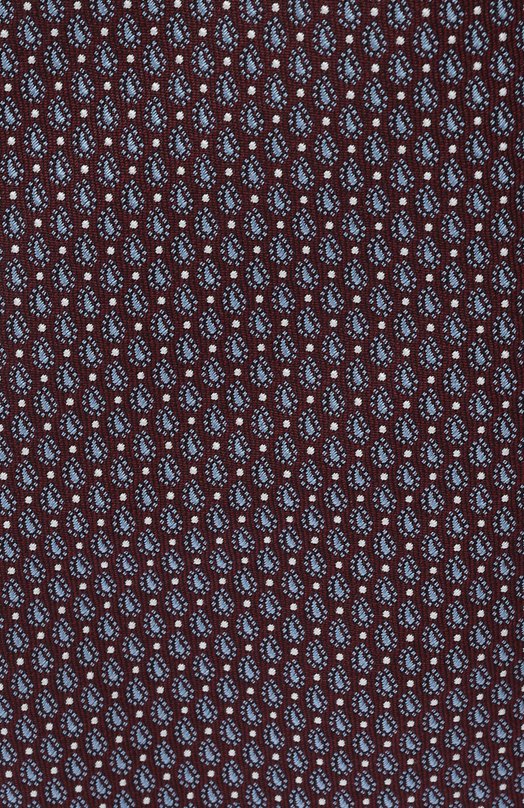Шелковый галстук Brioni O62H00-PC451 Бордовый  O62H00-PC451 Фото 4