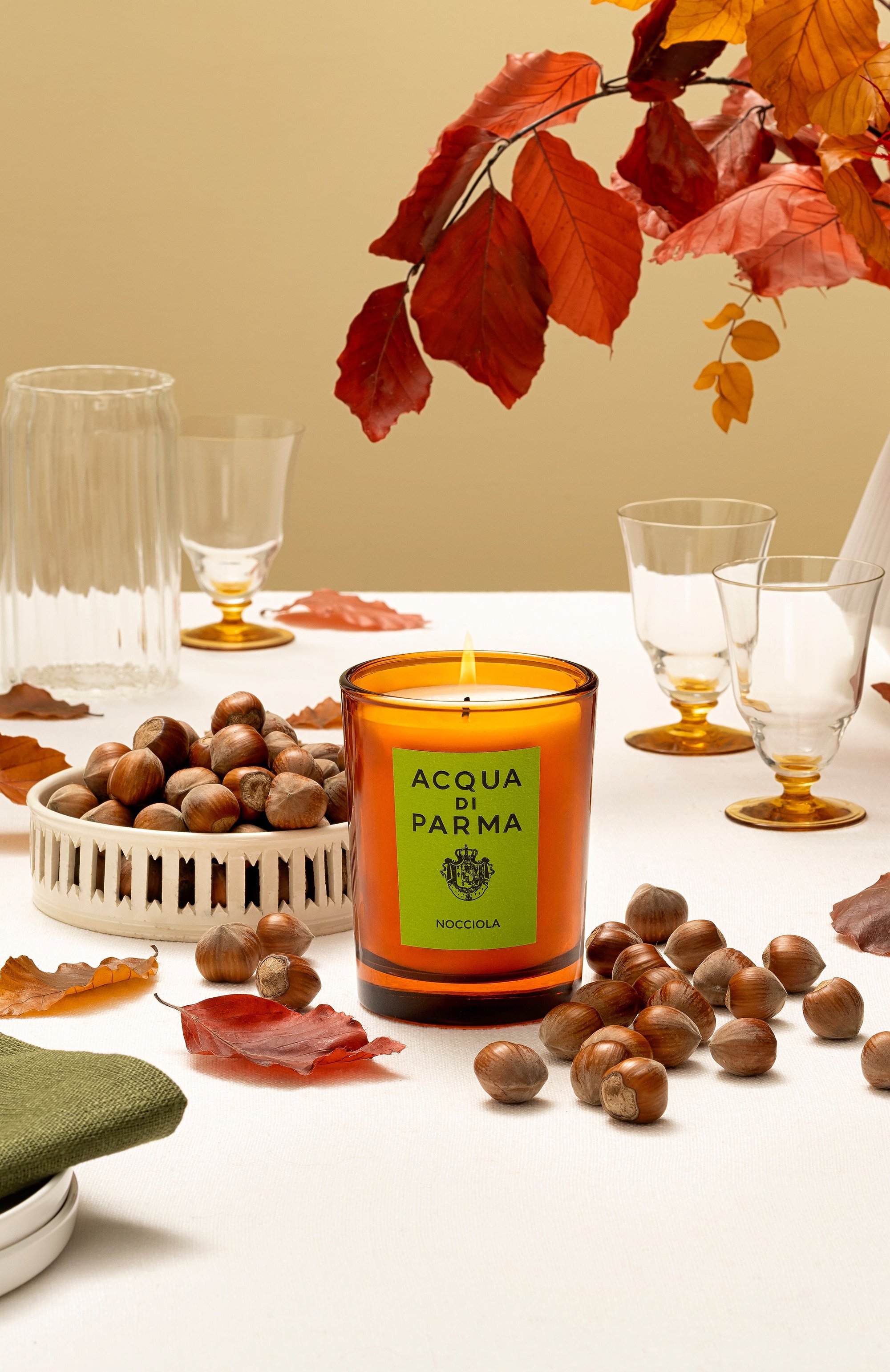 Парфюмированная свеча nocciola (200g) ACQUA DI PARMA бесцветного цвета по цене 7500 руб., арт. ADP082738, фото 4 Парфюмированная свеча nocciola (200g) ACQUA DI PARMA, арт. ADP082738, фото 4