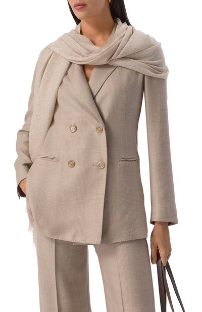 Шарф из кашемира и шелка BRUNELLO CUCINELLI, арт. MSCDVSW03, фото 2