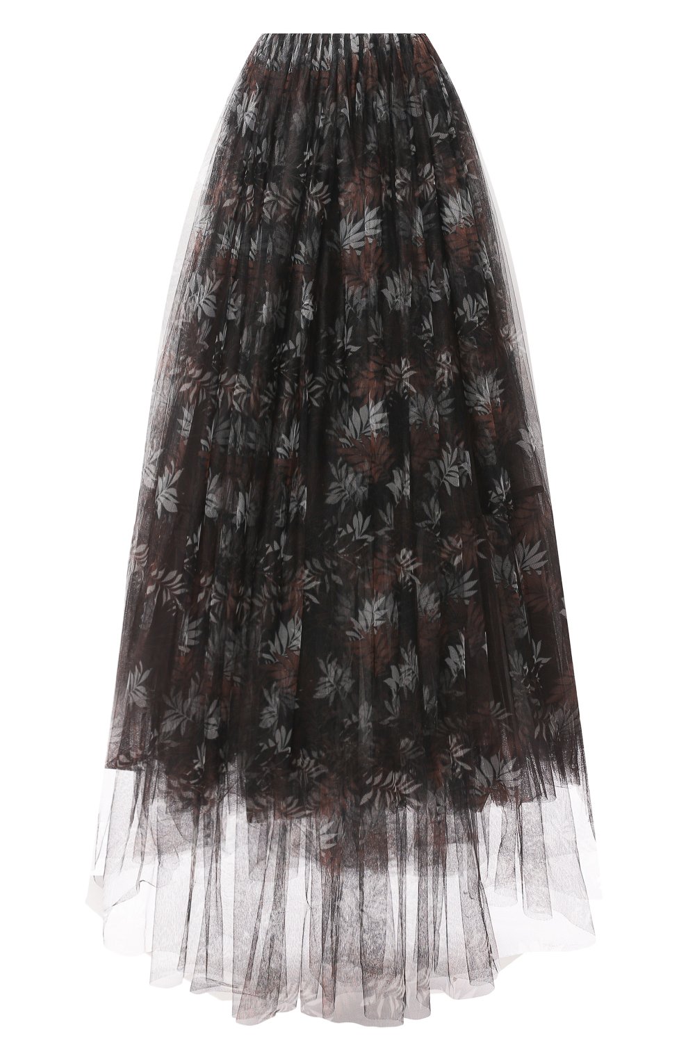 Юбка-макси BRUNELLO CUCINELLI темно-серого цвета по цене 331500 руб., арт. MH111G2788, фото 1 Юбка-макси BRUNELLO CUCINELLI, арт. MH111G2788, фото 1