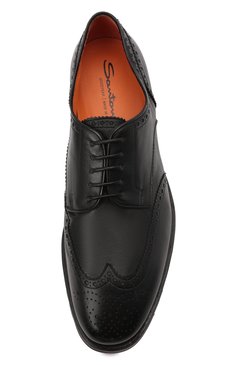 Кожаные дерби SANTONI, арт. MCCG17915SM5EBUFN01, фото 1