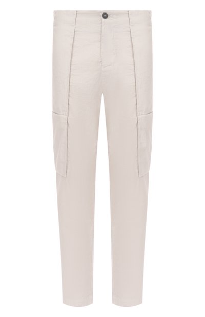 Мужские брюки-карго из хлопка и льна TRANSIT, арт. CFUTRZE141