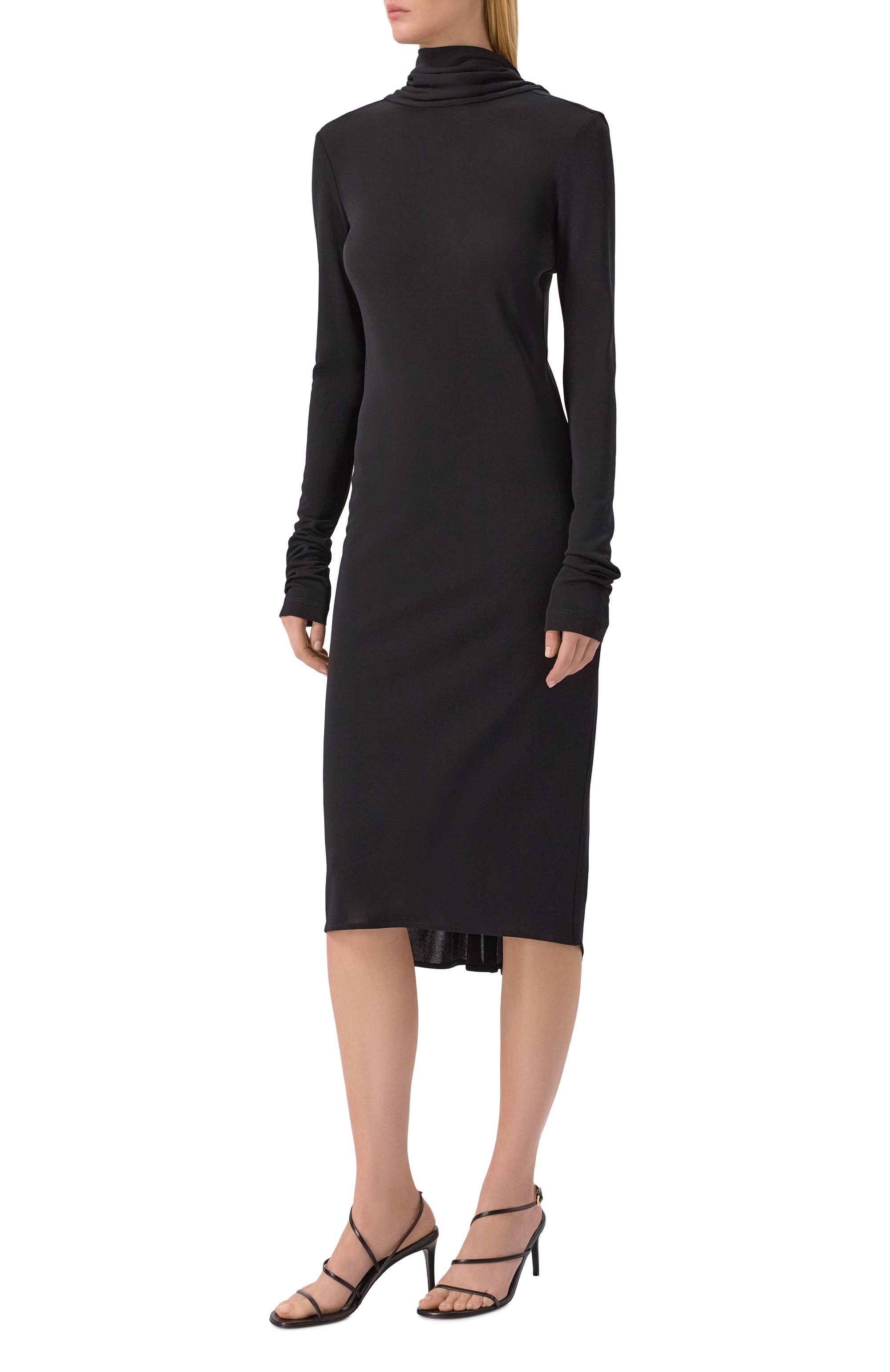 Платье из вискозы TOTEME, арт. 254-WRD0268-FB0497, фото 3