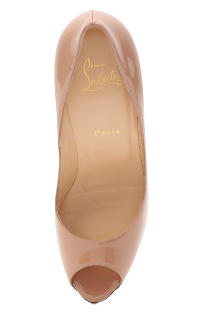 Кожаные туфли new very prive 120 CHRISTIAN LOUBOUTIN, арт. new very prive 120 patent, фото 5