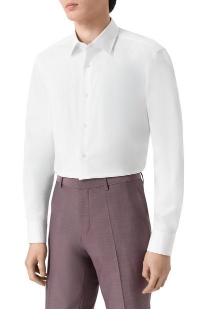 Хлопковая сорочка BOSS, арт. 50555668, фото 3