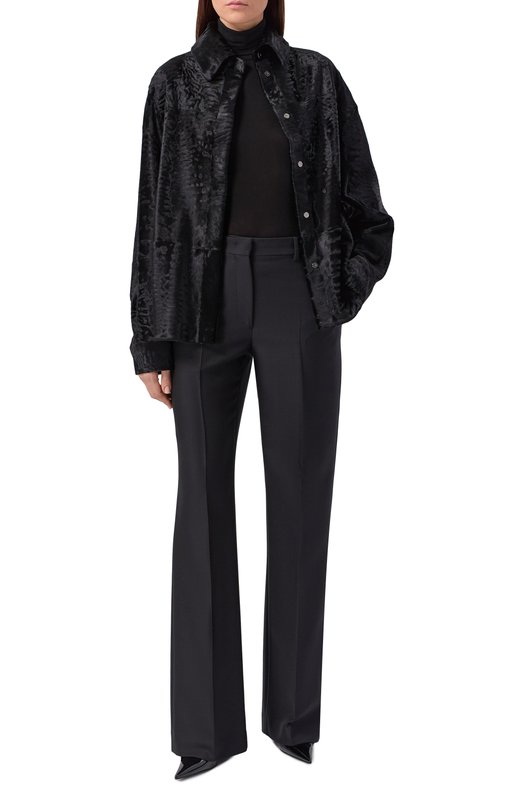 Рубашка из свакары MVST M022/KARAKULCHA BLACK Чёрный  M022/KARAKULCHA BLACK Фото 2