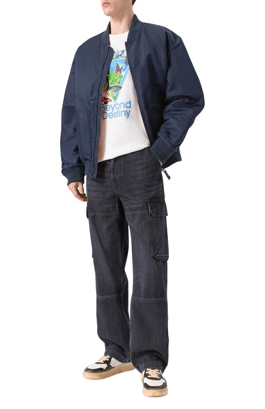 Хлопковая футболка Casablanca M-SP26-JTS-001-16 Белый  M-SP26-JTS-001-16 Фото 2