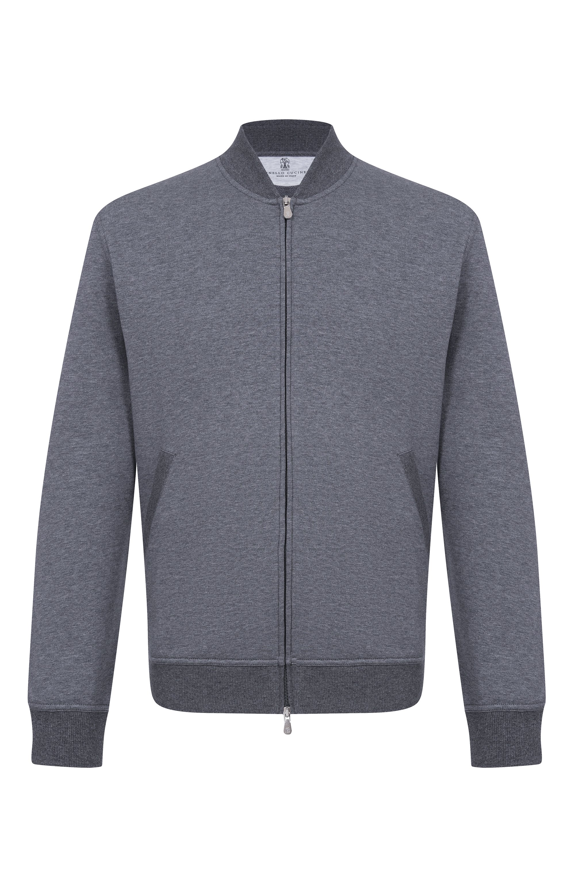 Хлопковая толстовка BRUNELLO CUCINELLI, арт. MW8639072G, фото 1