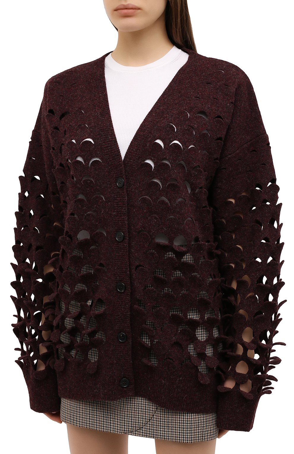 Шерстяной кардиган MAISON MARGIELA, арт. S29HA0591/S17588, фото 3