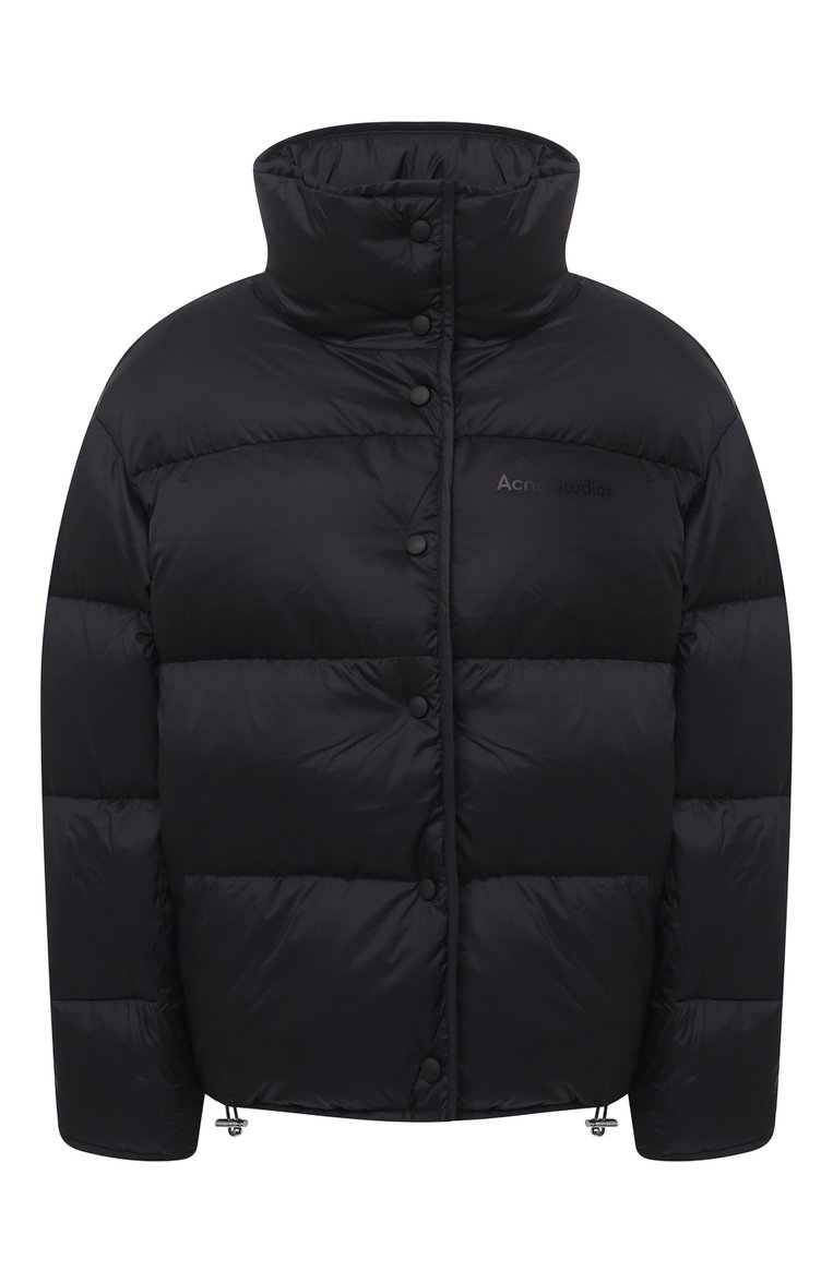 Женский пуховик ACNE STUDIOS черного цвета, арт. A90298 | Фото 1 (Длина (верхняя одежда): Короткие; Материал утеплителя: Пух и перо; Материал подклада: Синтетический материал; Рукава: Длинные; Материал внешний: Синтетический материал; Стили: Кэжуэл, Минимализм; Кросс-КТ: Пуховик; Региональные ограничения белый список (Axapta Mercury): RU)