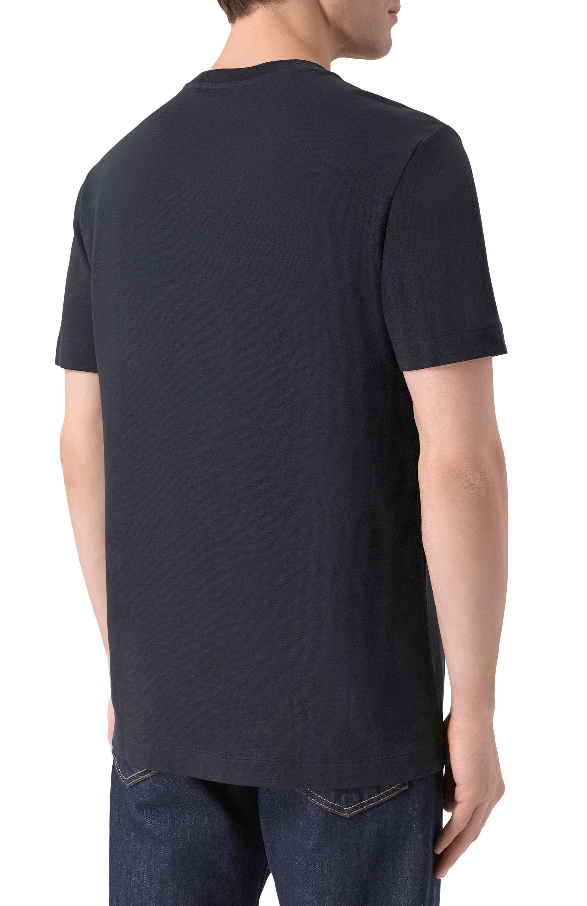 Футболка из лиоцелла и хлопка BOSS, арт. 50555102, фото 4