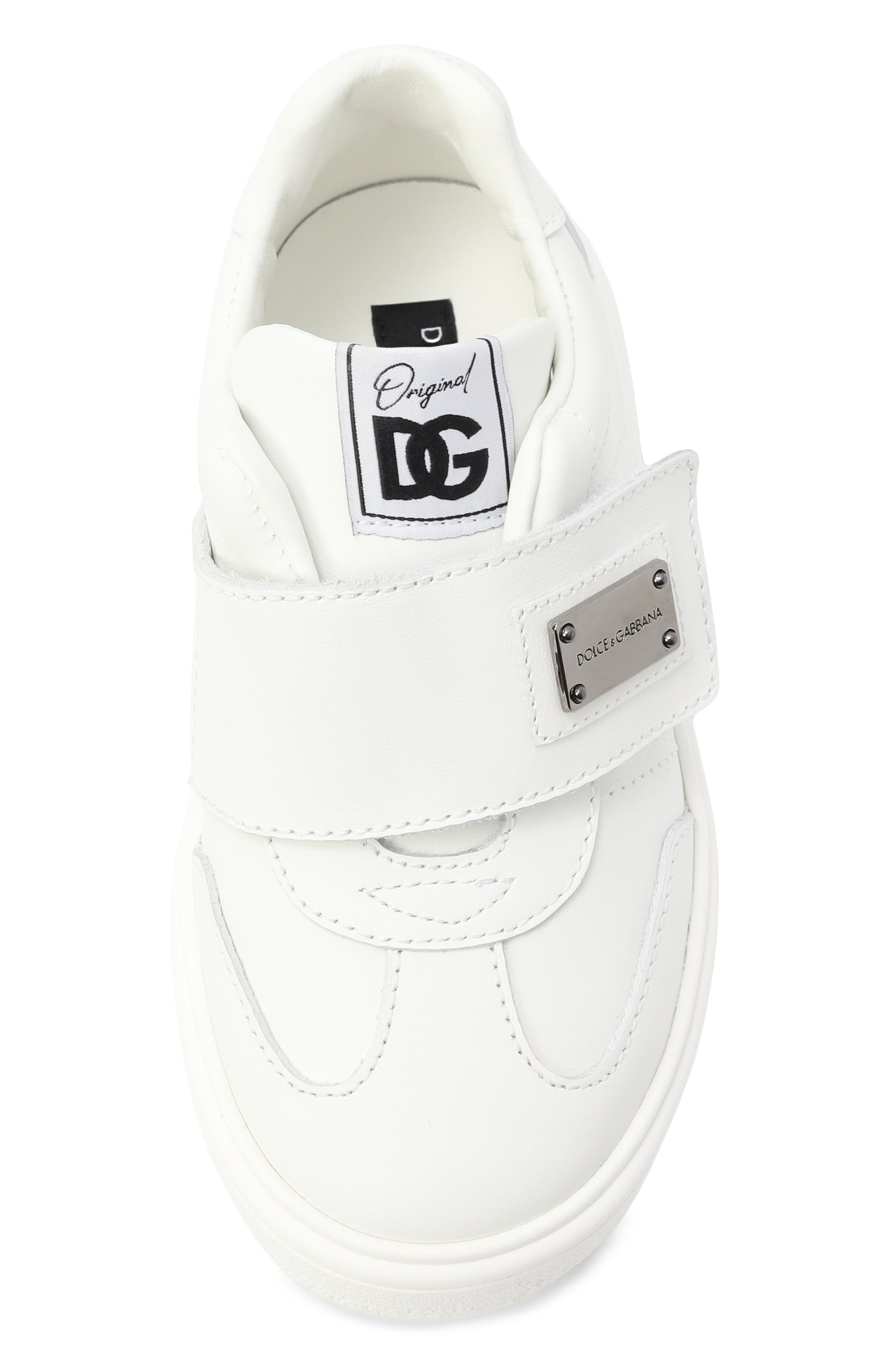 Кожаные кеды portofino DOLCE & GABBANA, арт. DN0228/A1048, фото 4